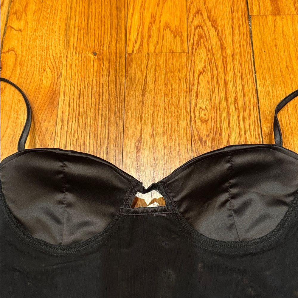 Black Crop Top Corset NWT - Picture 6 of 6